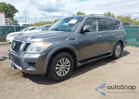 2018 Nissan Armada Sv из США, поврежденный, VIN JN8AY2NCXJ9551906
